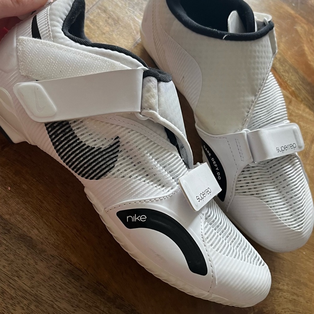 Nike White and Black Athletic Shoes